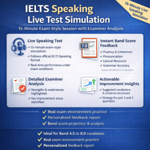 Book a 1-on-1 IELTS Session